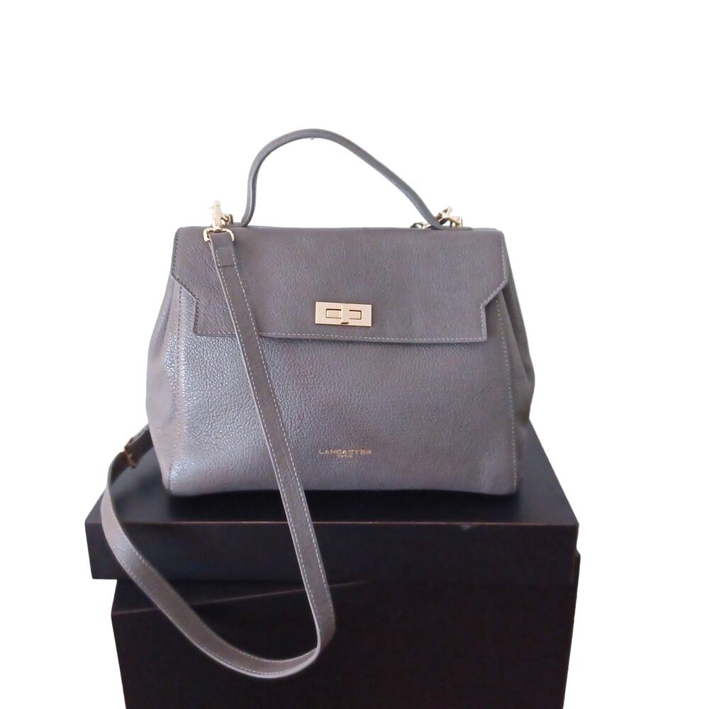 Lancaster Paris New without Tags Iconic Leather Handbag